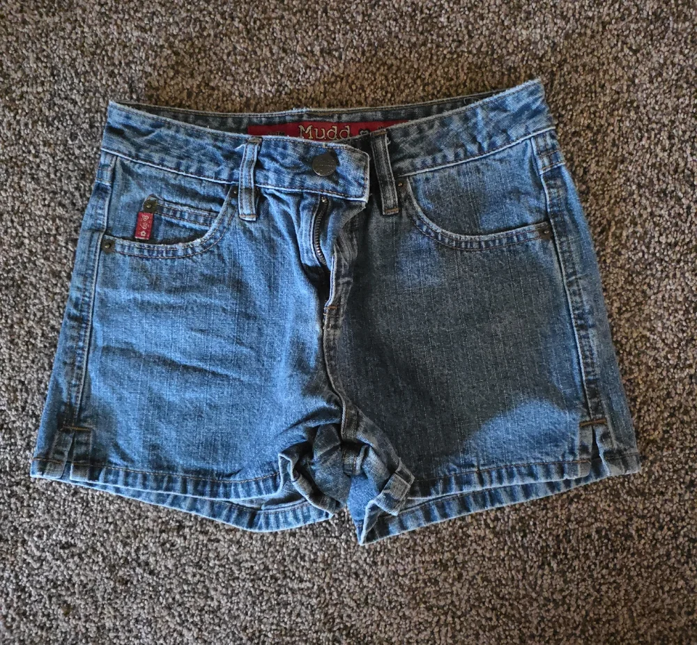 Mudd Light Blue Denim Short Shorts